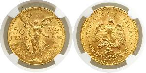 50 Peso Messico (1867 - ) Oro 