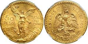 50 Peso Messico (1867 - ) Oro 