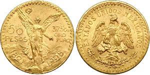 50 Peso Messico (1867 - ) Oro 