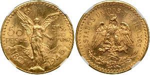 50 Peso Messico (1867 - ) Oro 