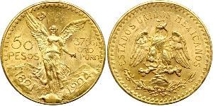 50 Peso Messico (1867 - ) Oro 