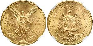 50 Peso Messico (1867 - ) Oro 