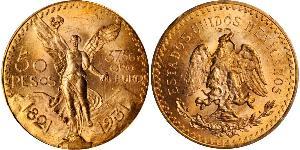 50 Peso Messico (1867 - ) Oro 