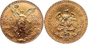 50 Peso Messico (1867 - ) Oro 