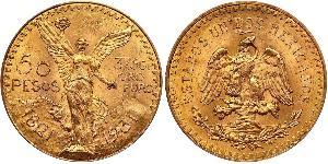 50 Peso Messico (1867 - ) Oro 