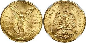 50 Peso Messico (1867 - ) Oro 