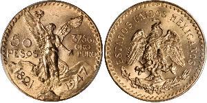 50 Peso Messico (1867 - ) Oro 