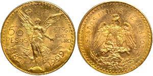 50 Peso Messico (1867 - ) Oro 