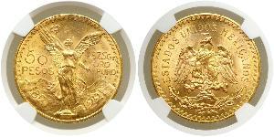 50 Peso Messico (1867 - ) Oro 