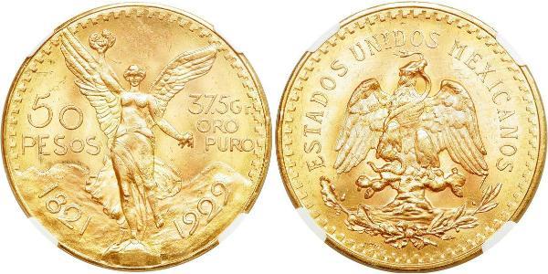 50 Peso Messico (1867 - ) Oro 