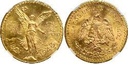 50 Peso México (1867 - ) Oro 