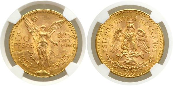 50 Peso México (1867 - ) Oro 