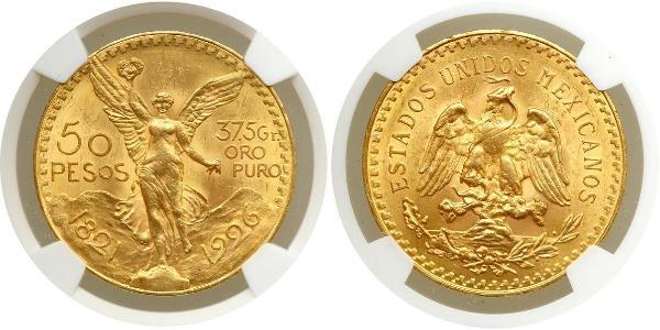 50 Peso México (1867 - ) Oro 