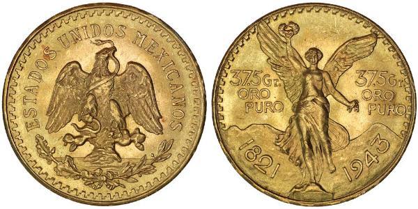 50 Peso México (1867 - ) Oro 