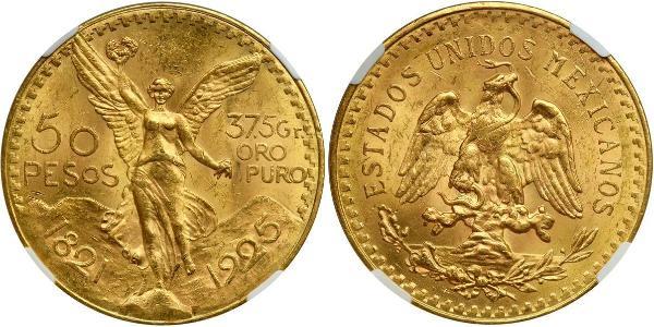 50 Peso México (1867 - ) Oro 