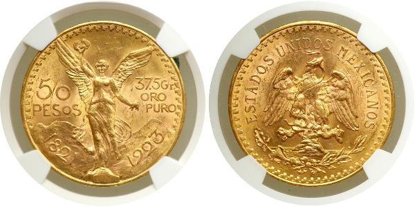 50 Peso México (1867 - ) Oro 