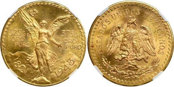 50 Peso México (1867 - ) Oro 