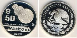 50 Peso México (1867 - ) Plata 