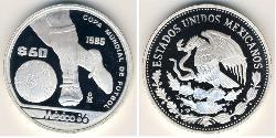 50 Peso México (1867 - ) Plata 