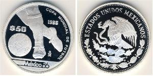 50 Peso México (1867 - ) Plata 