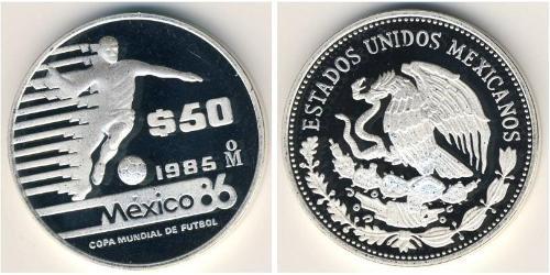 50 Peso México (1867 - ) Plata 