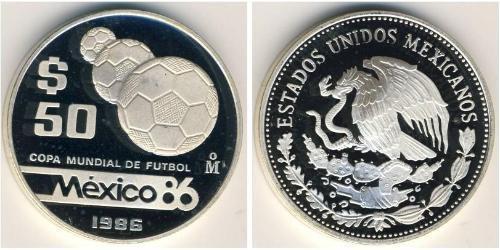 50 Peso México (1867 - ) Plata 