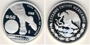 50 Peso Mexiko (1867 - ) Silber 