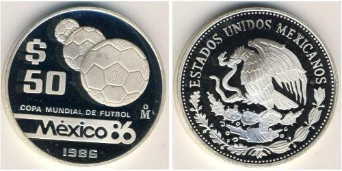 50 Peso Mexiko (1867 - ) Silber 