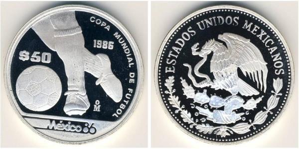 50 Peso Mexiko (1867 - ) Silber 