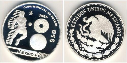 50 Peso United Mexican States (1867 - ) Silver 