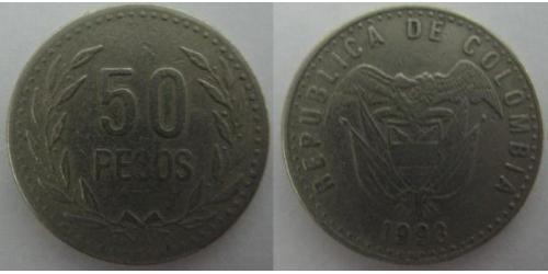 50 Peso Republic of Colombia (1886 - )  