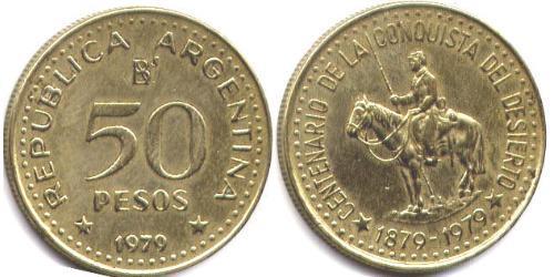 50 Peso República Argentina (1861 - )  