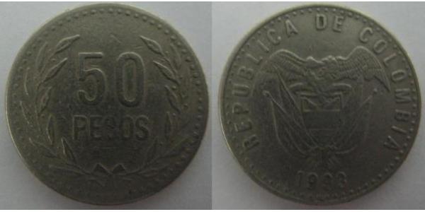 50 Peso 哥伦比亚  