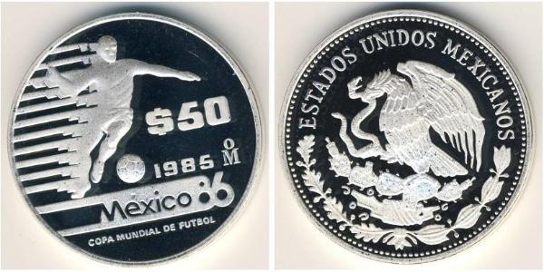 50 Peso 墨西哥 銀 