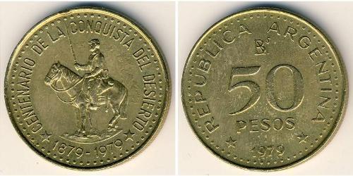 50 Peso 阿根廷 青铜/铝 