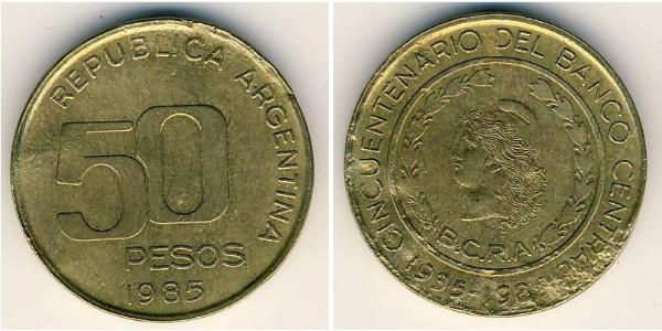 50 Peso 阿根廷 青铜/铝 