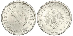 50 Pfennig Deutschland Aluminium 