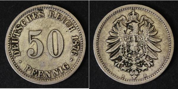 50 Pfennig Allemagne Argent 