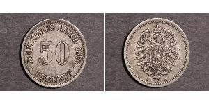 50 Pfennig Deutschland Silber 