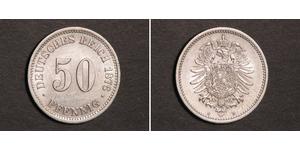 50 Pfennig Deutschland Silber 