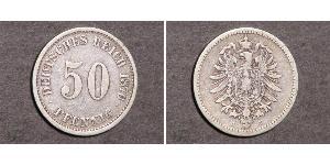 50 Pfennig Deutschland Silber 