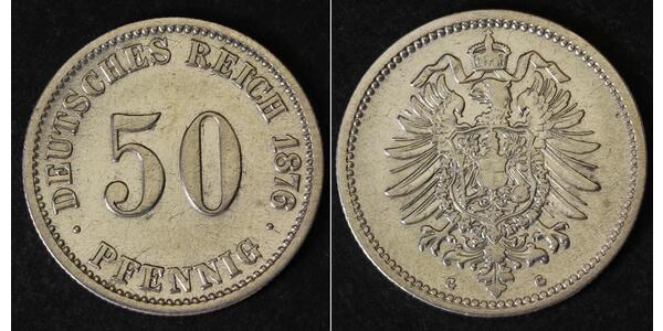 50 Pfennig Deutschland Silber 