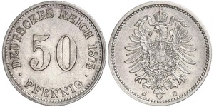 50 Pfennig Germany Silver 