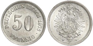 50 Pfennig Germany Silver 