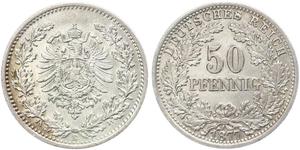 50 Pfennig Deutsches Kaiserreich (1871-1918)  