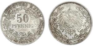 50 Pfennig Deutsches Kaiserreich (1871-1918)  