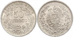 50 Pfennig Deutsches Kaiserreich (1871-1918)  