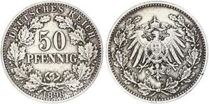 50 Pfennig Deutsches Kaiserreich (1871-1918)  