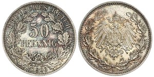 50 Pfennig Empire allemand (1871-1918)  