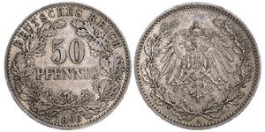 50 Pfennig Empire allemand (1871-1918)  